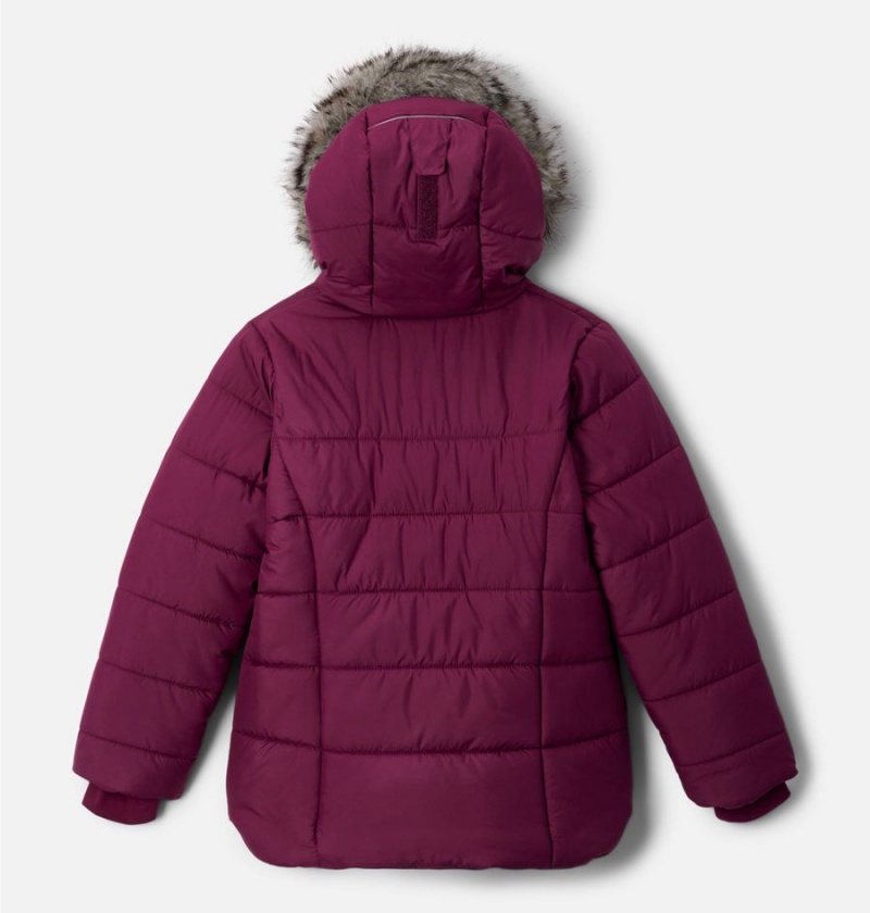 Columbia Katelyn Crest II Hooded Kids' Jacket Coral | HBMROF-291