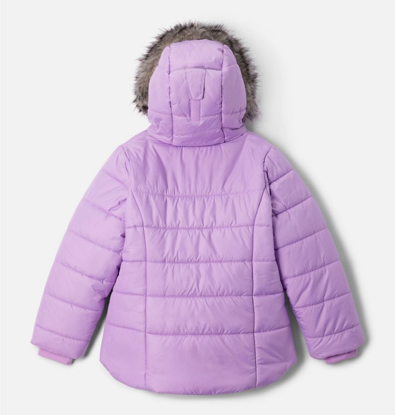 Columbia Katelyn Crest II Hooded Kids' Jacket Purple | HUEIRC-106