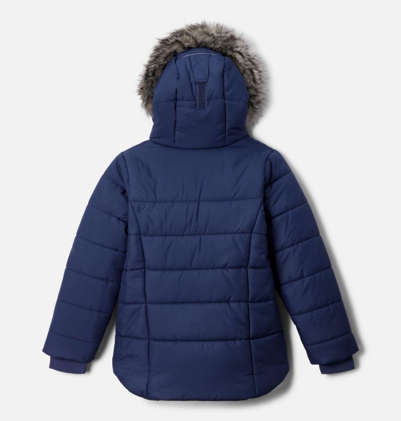 Columbia Katelyn Crest II Hooded Kids' Jacket Navy | DVENXI-463