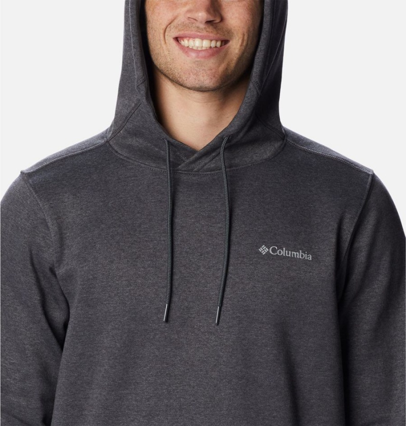 Columbia Keyhole Peak Logo Men's Hoodie Grey | AKNWLZ-308