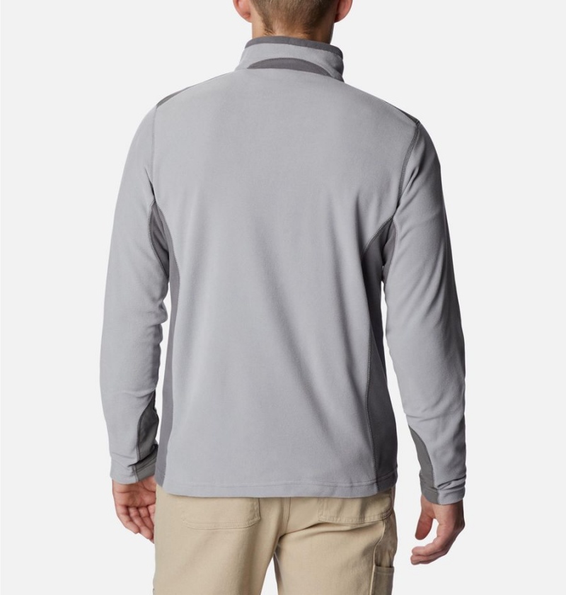 Columbia Klamath Range Full Zip Men's Fleece Jacket Grey | VAXSHZ-407
