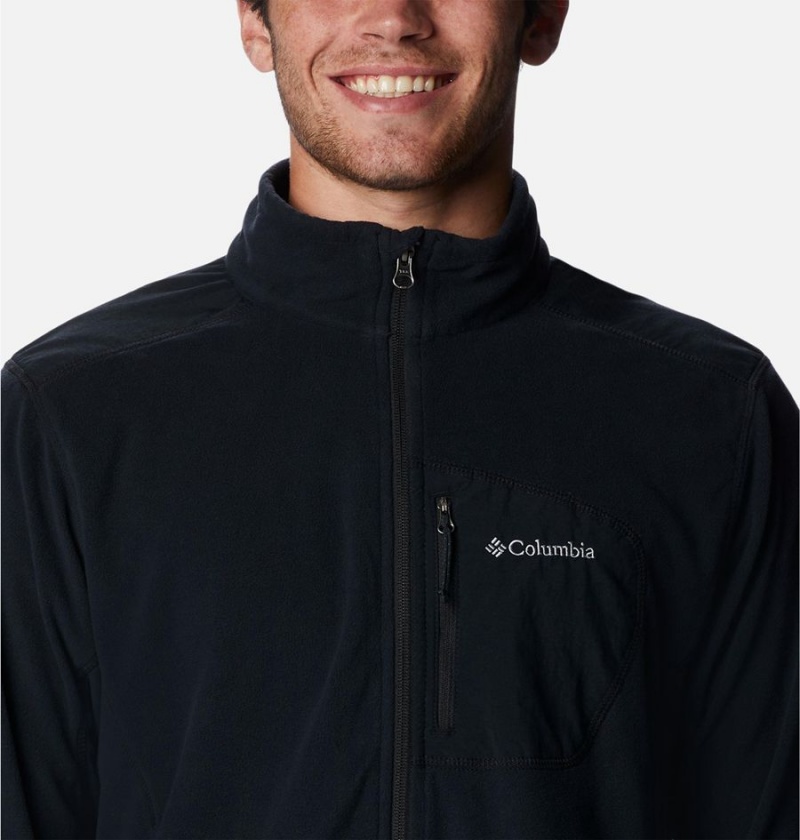 Columbia Klamath Range Full Zip Men's Fleece Jacket Black | FLMHTP-461