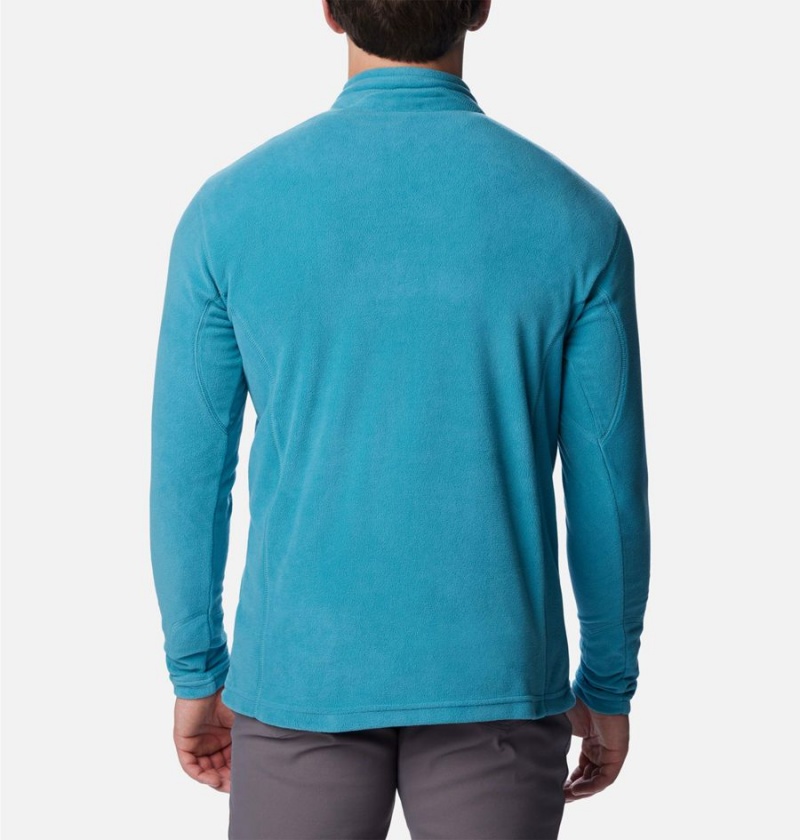 Columbia Klamath Range II Half Zip Fleece Men's Pullover Turquoise | RNLZDC-065