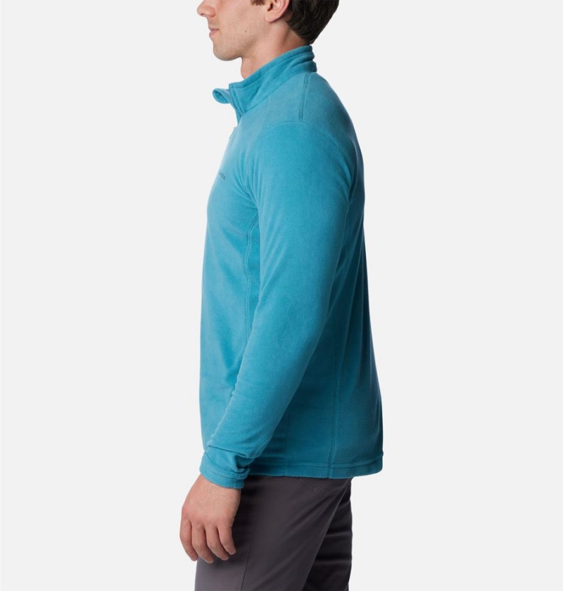 Columbia Klamath Range II Half Zip Fleece Men's Pullover Turquoise | RNLZDC-065
