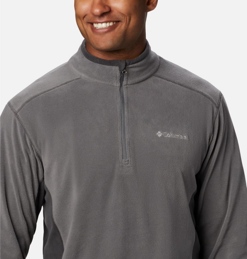 Columbia Klamath Range II Half Zip Fleece Men's Pullover Grey | AOQTMG-198