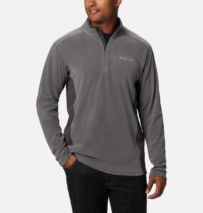 Columbia Klamath Range II Half Zip Fleece Men's Pullover Grey | AOQTMG-198