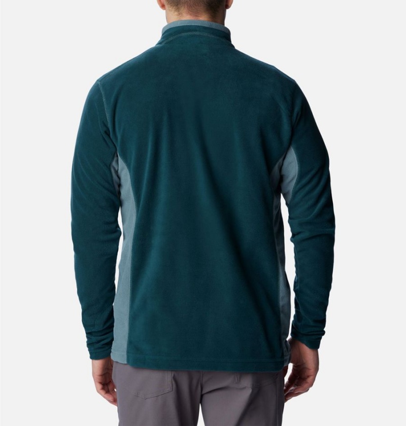 Columbia Klamath Range II Half Zip Fleece Men's Pullover Turquoise | AWFJMI-958