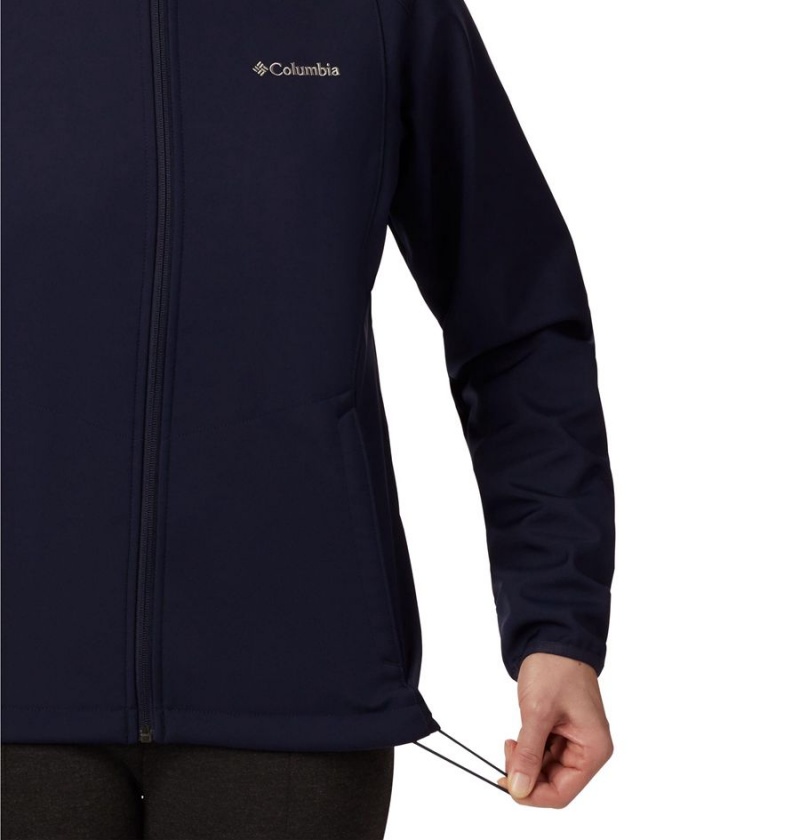 Columbia Kruser Ridge II Women's Softshell Jackets Navy | QBAHKI-497