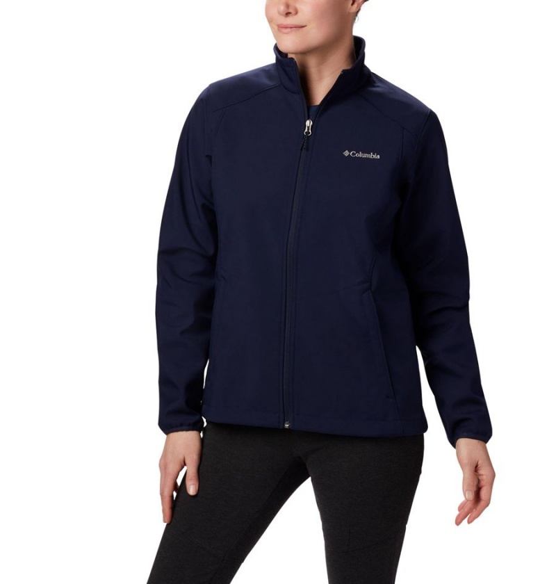 Columbia Kruser Ridge II Women\'s Softshell Jackets Navy | QBAHKI-497