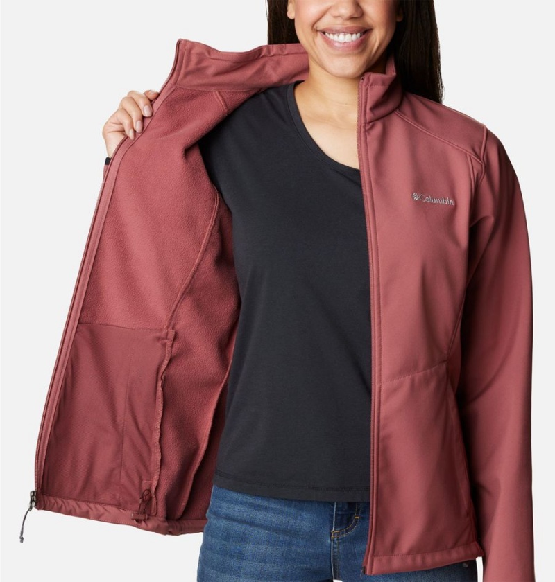 Columbia Kruser Ridge II Women's Softshell Jackets Coral | KSRIUP-012