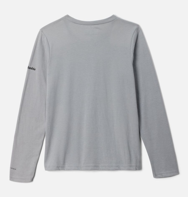Columbia La Poudre Pass Long Sleeve Kids' T-Shirt Grey | YLBDUO-278