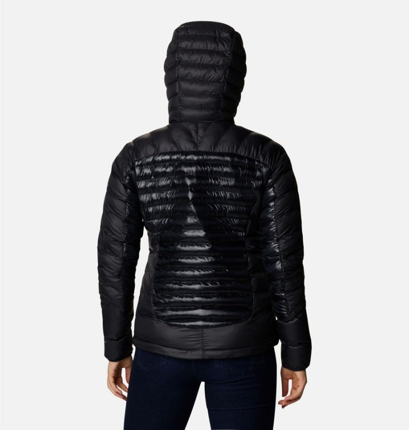 Columbia Labyrinth Loop Insulated Hooded Women's Puffer Jacket Black | AXGBYU-726