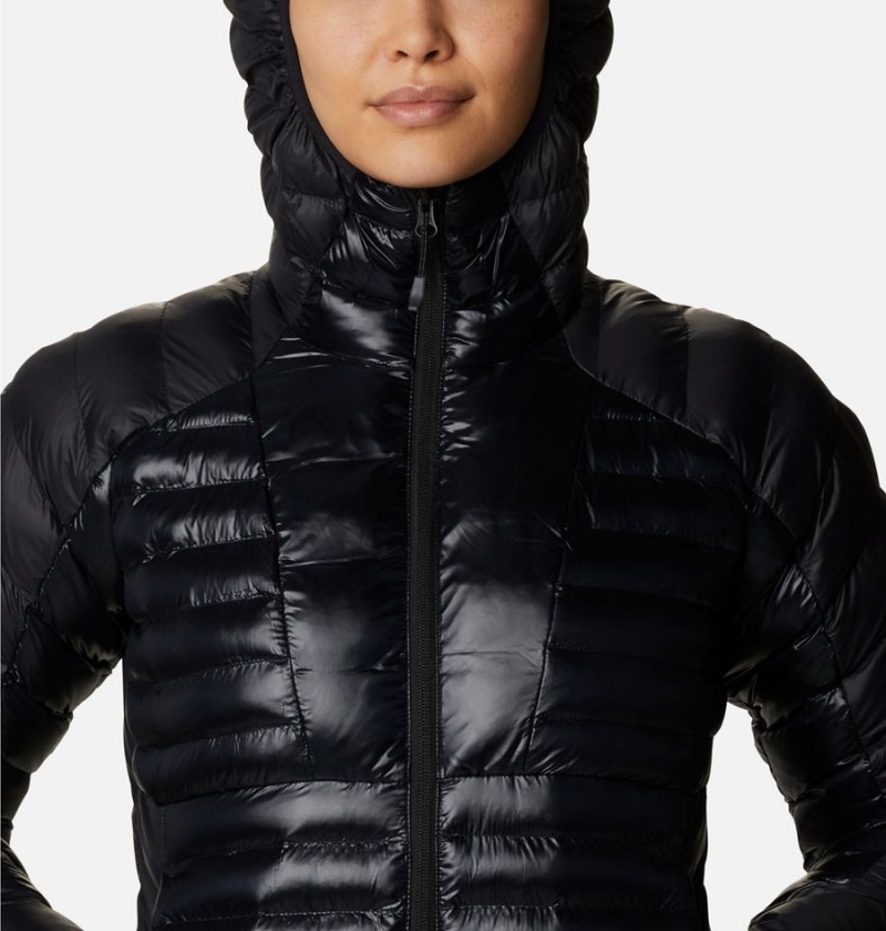 Columbia Labyrinth Loop Insulated Hooded Women's Puffer Jacket Black | AXGBYU-726
