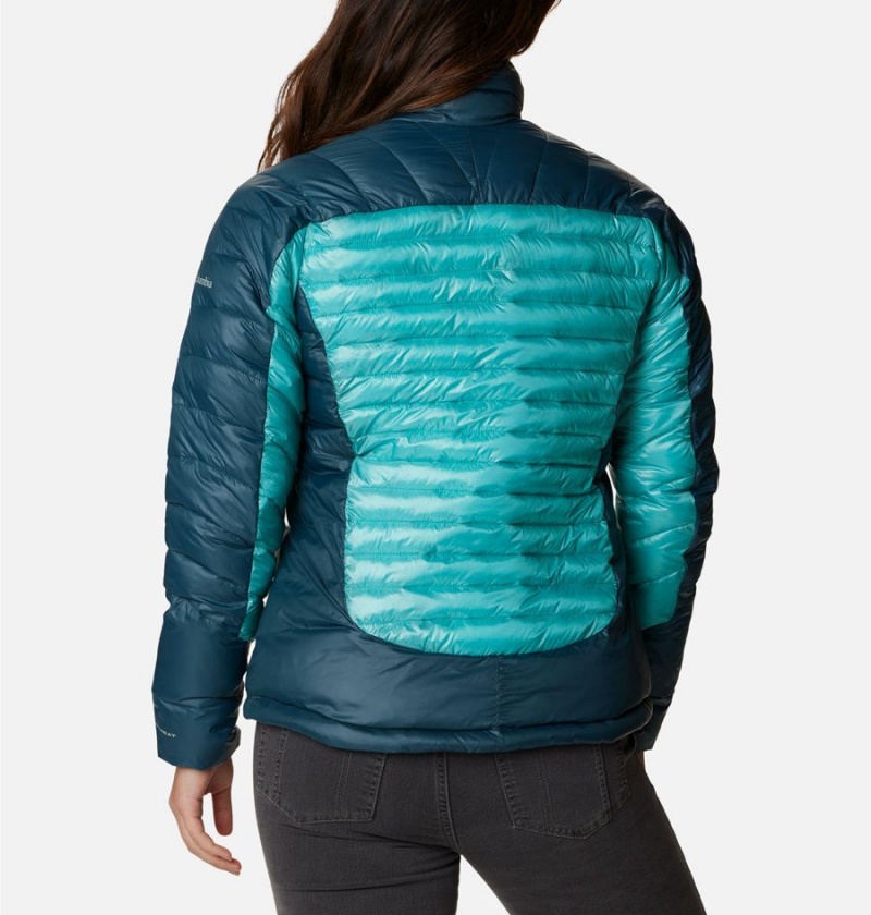 Columbia Labyrinth Loop Insulated Women's Puffer Jacket Turquoise | BRPCZL-731