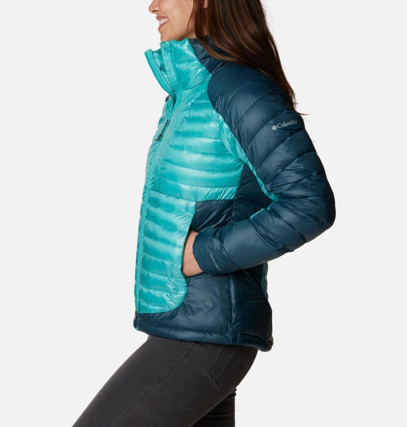 Columbia Labyrinth Loop Insulated Women's Puffer Jacket Turquoise | BRPCZL-731