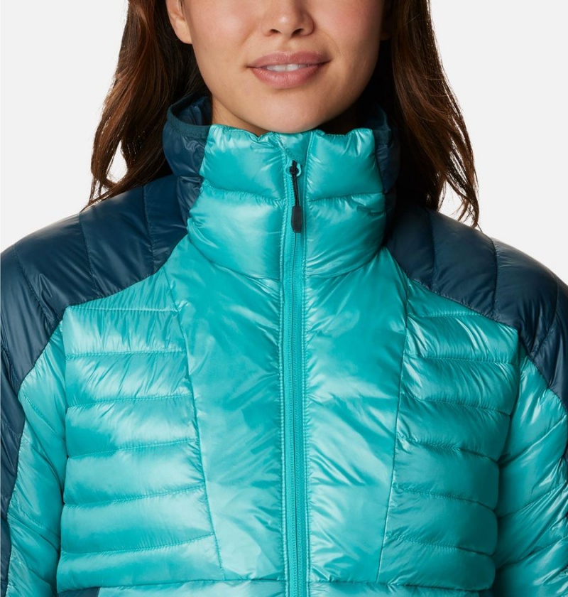 Columbia Labyrinth Loop Insulated Women's Puffer Jacket Turquoise | BRPCZL-731