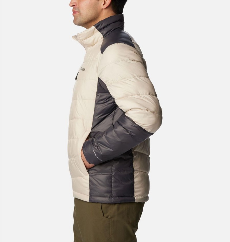 Columbia Labyrinth Loop Omni Heat Infinity Insulated Men's Puffer Jacket White | ZRLAXV-543