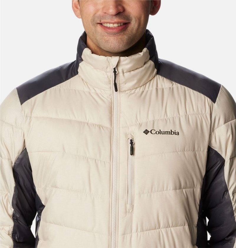 Columbia Labyrinth Loop Omni Heat Infinity Insulated Men's Puffer Jacket White | ZRLAXV-543
