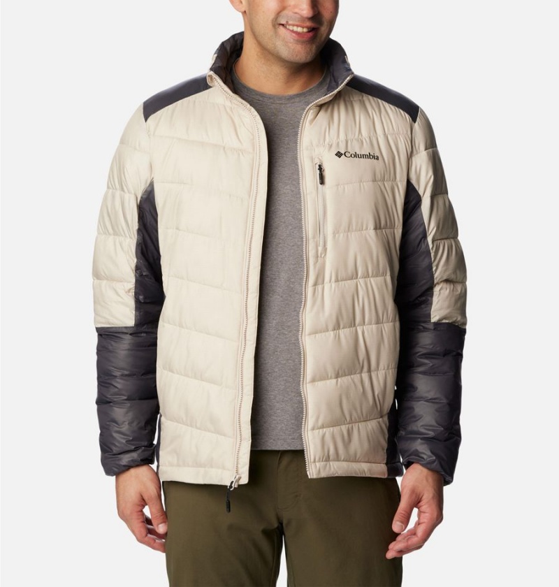 Columbia Labyrinth Loop Omni Heat Infinity Insulated Men's Puffer Jacket White | ZRLAXV-543
