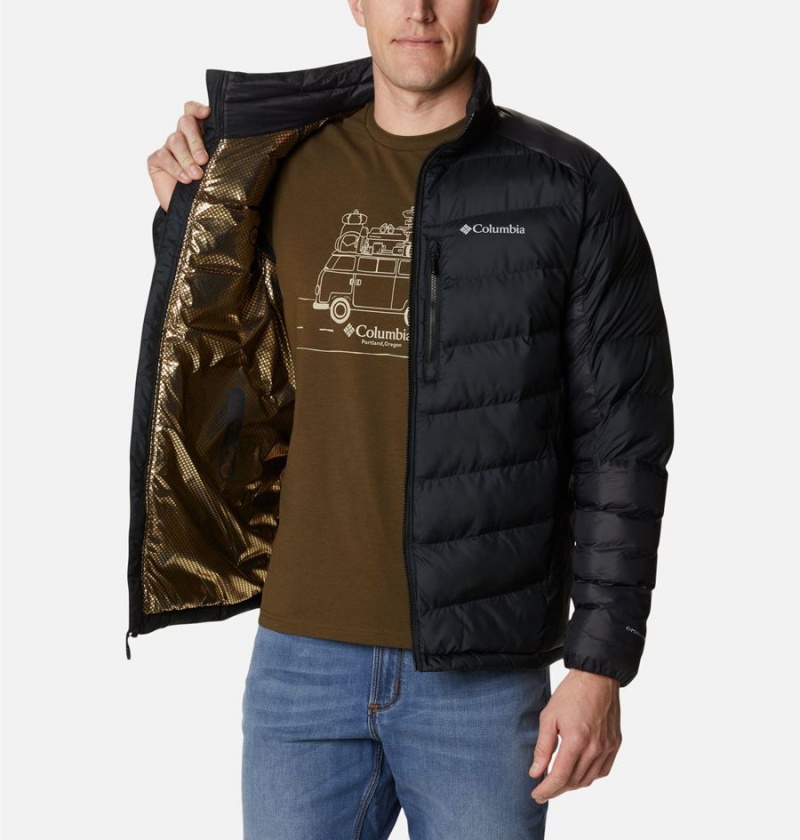Columbia Labyrinth Loop Omni Heat Infinity Insulated Men's Puffer Jacket Black | LAXOIF-059