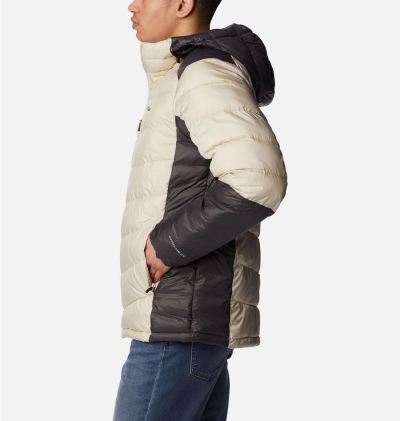 Columbia Labyrinth Loop Omni Heat Infinity Hooded Insulated Men's Puffer Jacket White | AYJIRC-895