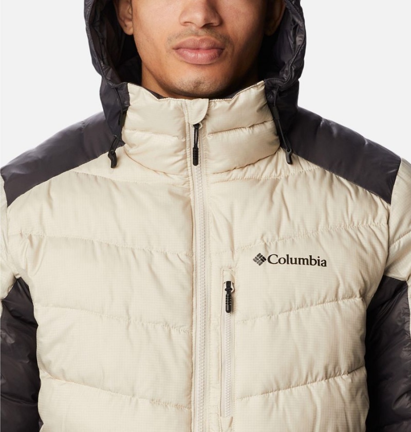 Columbia Labyrinth Loop Omni Heat Infinity Hooded Insulated Men's Puffer Jacket White | AYJIRC-895
