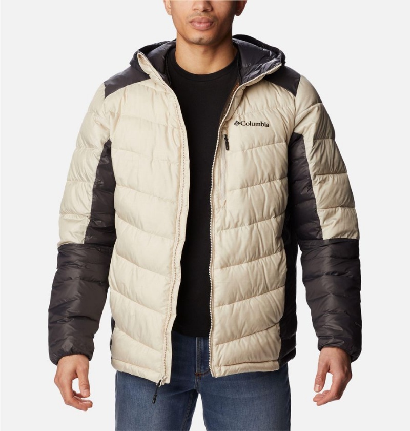Columbia Labyrinth Loop Omni Heat Infinity Hooded Insulated Men's Puffer Jacket White | AYJIRC-895