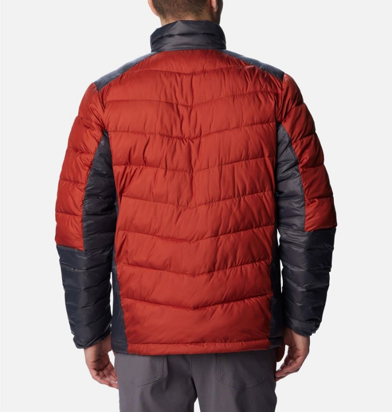 Columbia Labyrinth Loop Omni Heat Infinity Insulated Men's Puffer Jacket Red | KSJQDE-641