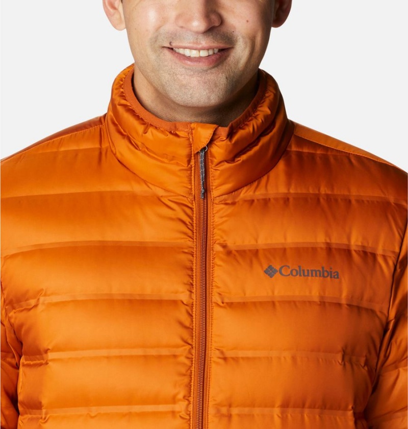 Columbia Lake 22 Insulated Men's Puffer Jacket Orange | EWKGCI-735