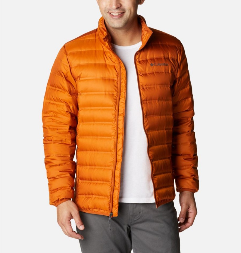 Columbia Lake 22 Insulated Men's Puffer Jacket Orange | EWKGCI-735