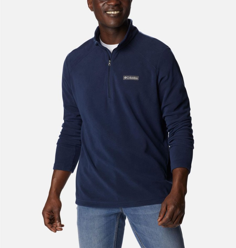 Columbia Lake Aloha Half Zip Fleece Men's Pullover Navy | NHRYXW-321