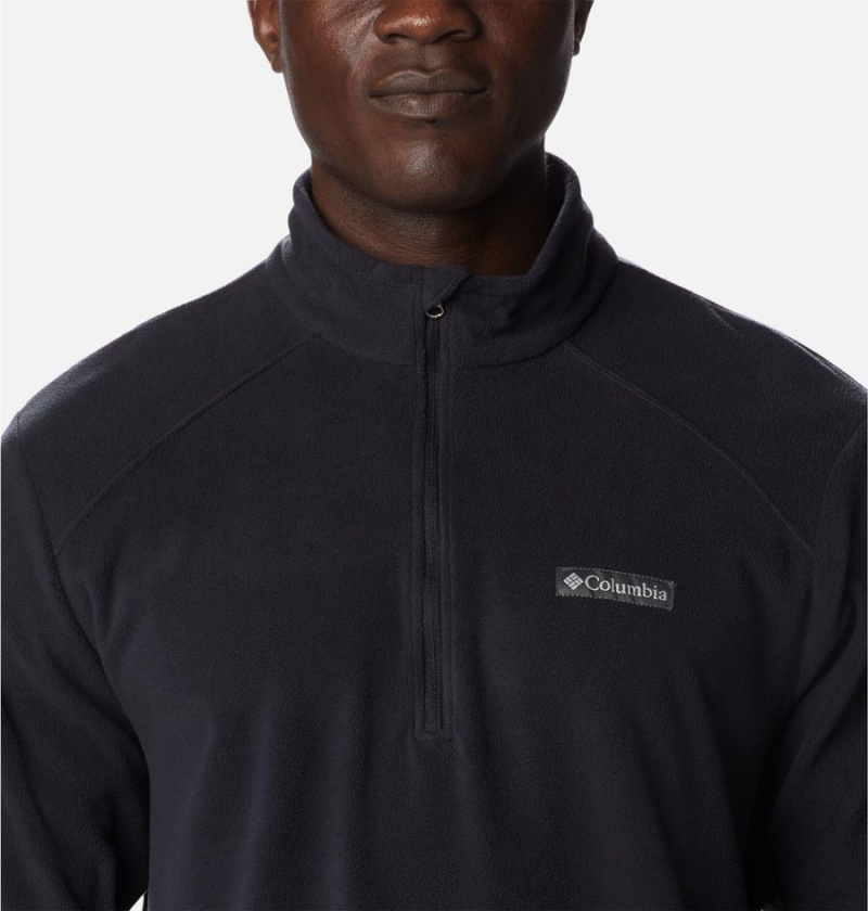 Columbia Lake Aloha Half Zip Fleece Men's Pullover Black | ZYDIBE-508