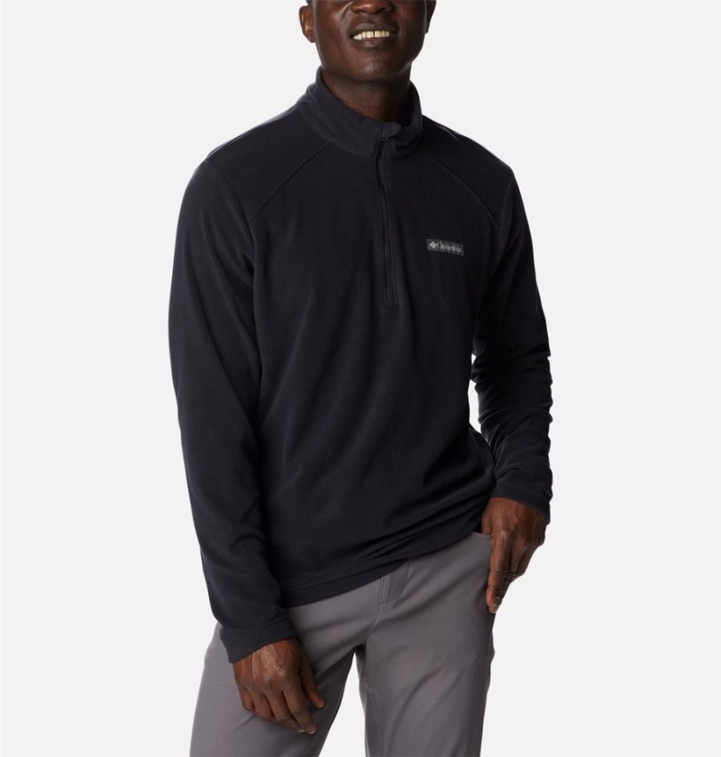 Columbia Lake Aloha Half Zip Fleece Men's Pullover Black | ZYDIBE-508