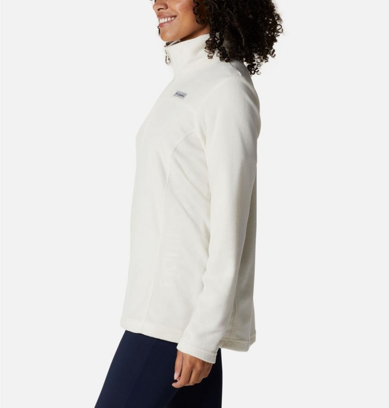 Columbia Lake Aloha Half Zip Fleece Women's Pullover White | CJLSWO-902