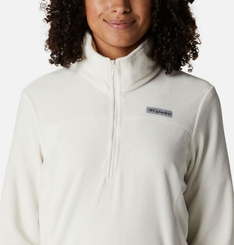 Columbia Lake Aloha Half Zip Fleece Women's Pullover White | CJLSWO-902