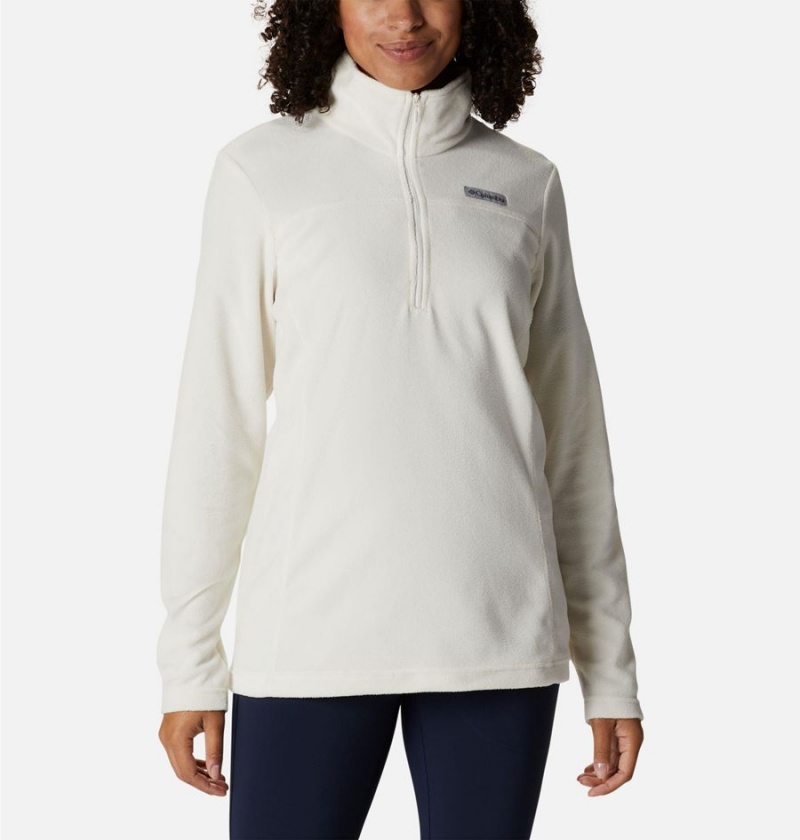 Columbia Lake Aloha Half Zip Fleece Women's Pullover White | CJLSWO-902
