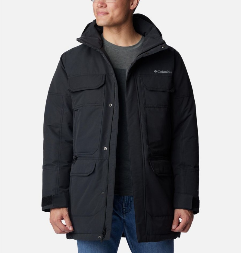 Columbia Landroamer Down Men's Coats Black | WICGMZ-601
