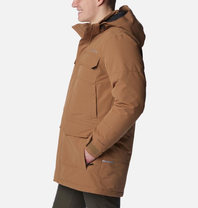 Columbia Landroamer Down Men's Coats Brown | IZHRQS-406