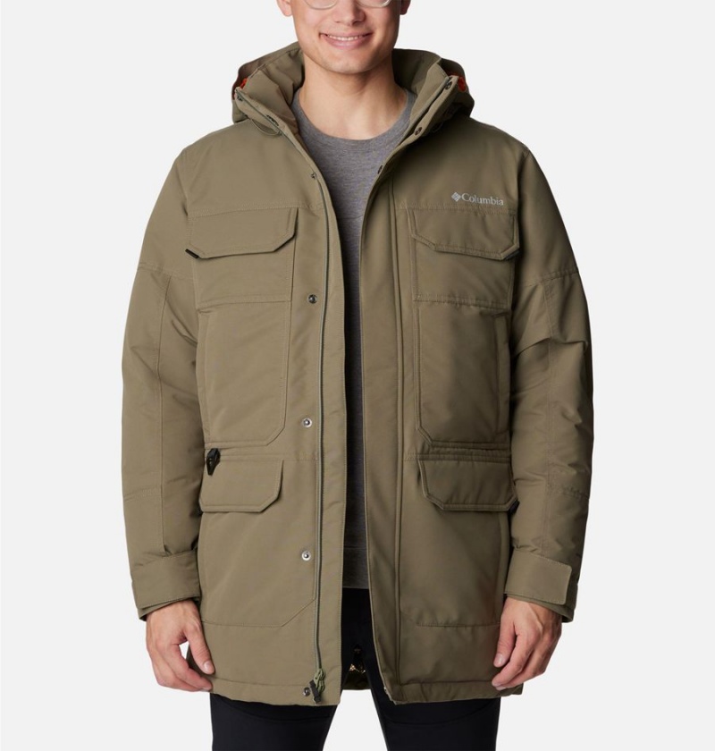 Columbia Landroamer Down Men's Coats Green | RQUSDX-746
