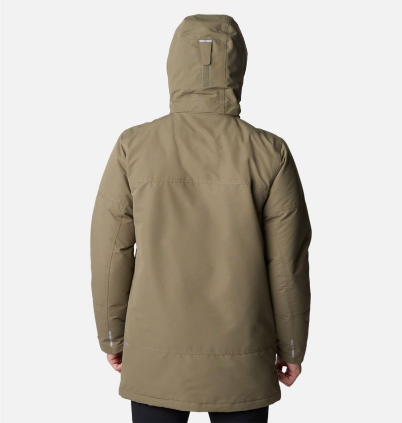 Columbia Landroamer Down Men's Coats Green | RQUSDX-746