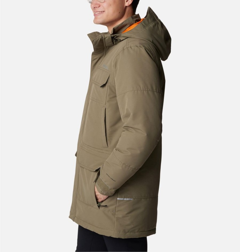 Columbia Landroamer Down Men's Coats Green | RQUSDX-746