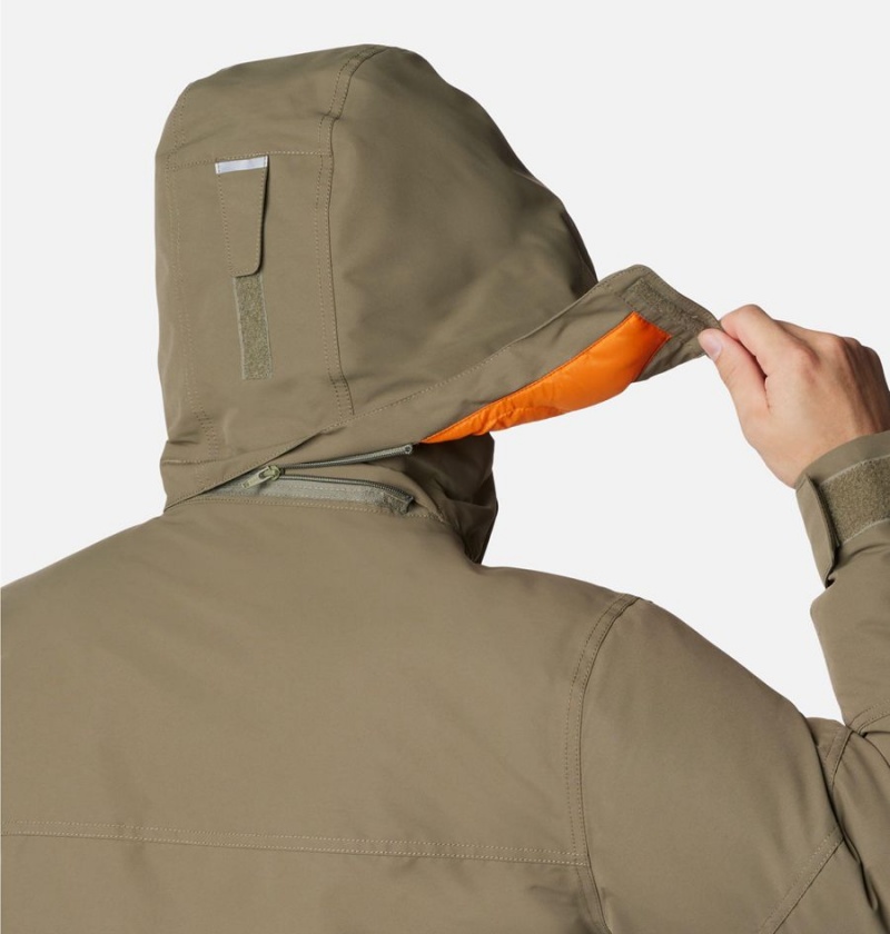 Columbia Landroamer Down Men's Coats Green | RQUSDX-746