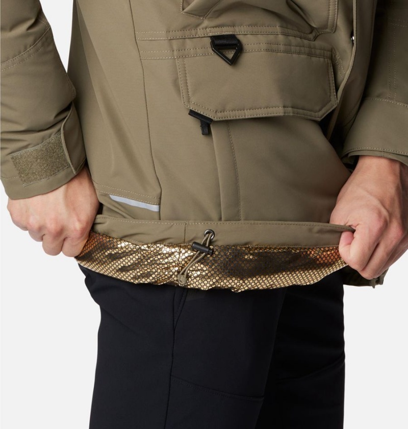 Columbia Landroamer Down Men's Coats Green | RQUSDX-746