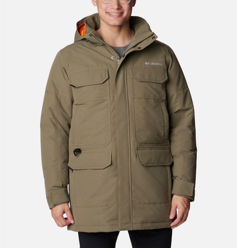 Columbia Landroamer Down Men\'s Coats Green | RQUSDX-746