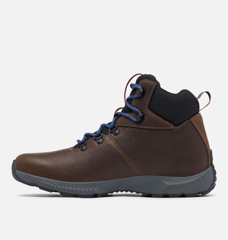 Columbia Landroamer Explorer Waterproof Boot Men's Hiking Shoes Brown | UOKPNF-327