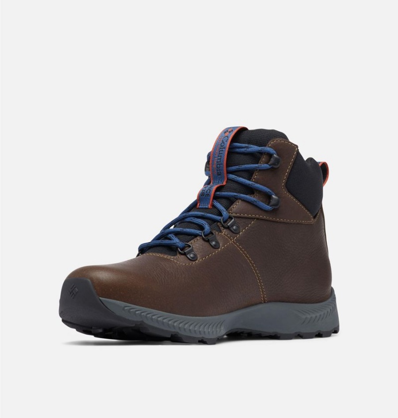 Columbia Landroamer Explorer Waterproof Boot Men's Hiking Shoes Brown | UOKPNF-327