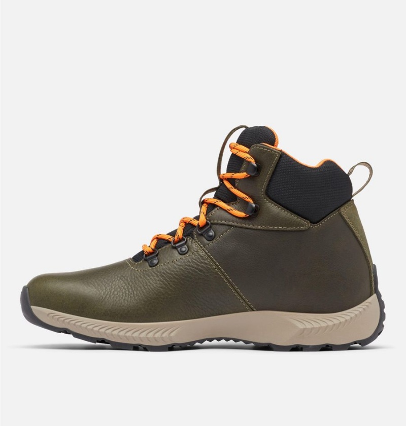 Columbia Landroamer Explorer Waterproof Boot Men's Hiking Shoes Olive | BUCAEN-701