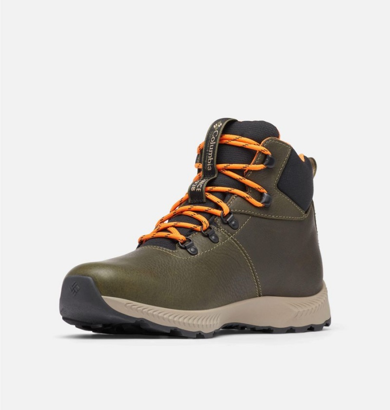 Columbia Landroamer Explorer Waterproof Boot Men's Hiking Shoes Olive | BUCAEN-701