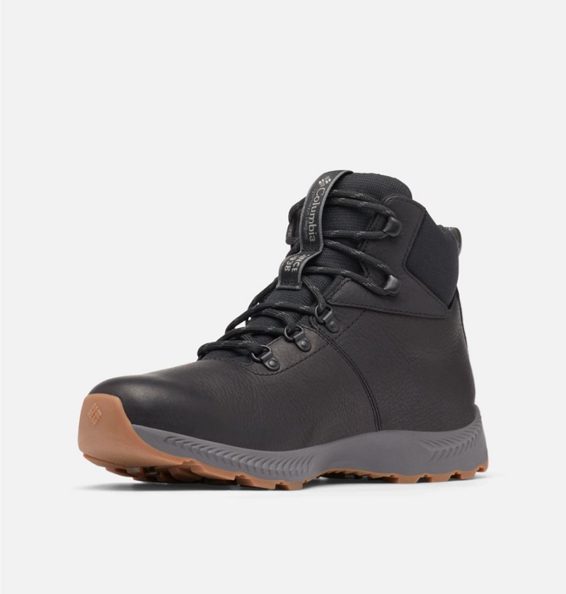 Columbia Landroamer Explorer Waterproof Boot Men's Hiking Shoes Black | CJZWUO-681