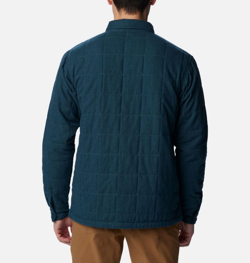 Columbia Landroamer Quilted Jacket Men's Shirt Green | VIAQSW-296